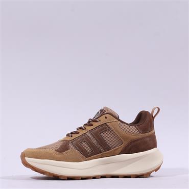 Back 70 Lightning Chunky Trainer - Camel Combi
